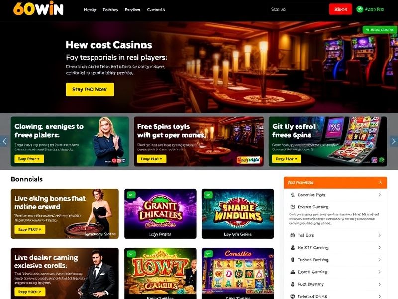 Welcome to the official website of 60win.com, your premier destination for online casino games, exclusive bonuses, and immersive gambling experiences. Play slots, live dealers, and more with trusted promotions.